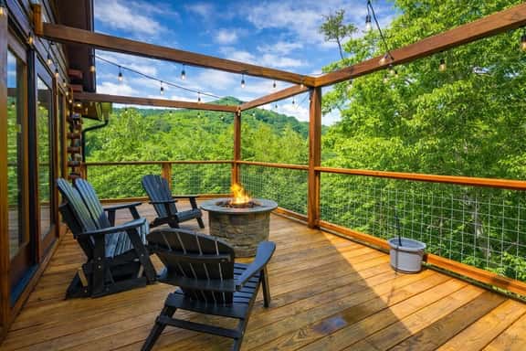 Luxury Cabin with Private Waterfall & Hot Tub - Image 1