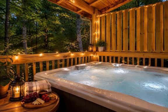 Cozy 3BR Cabin with Hot Tub, Pool Table & Arcade - Image 1