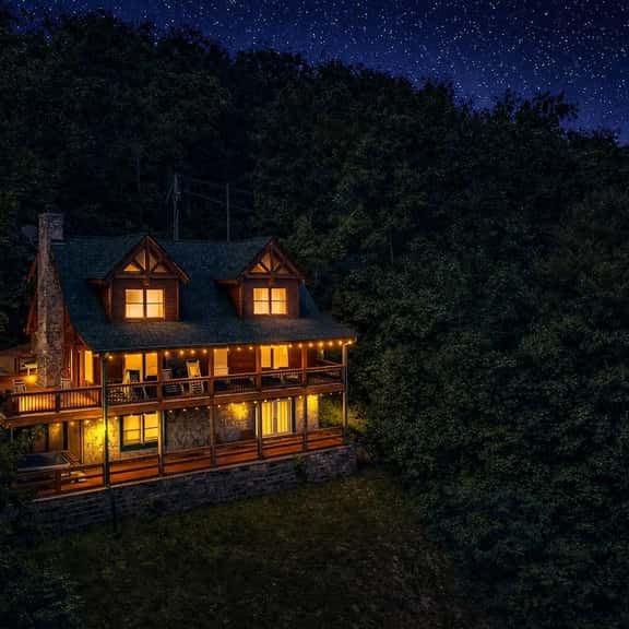 Luxury Smoky Mountain Cabin with Theater & Hot Tub - Image 1